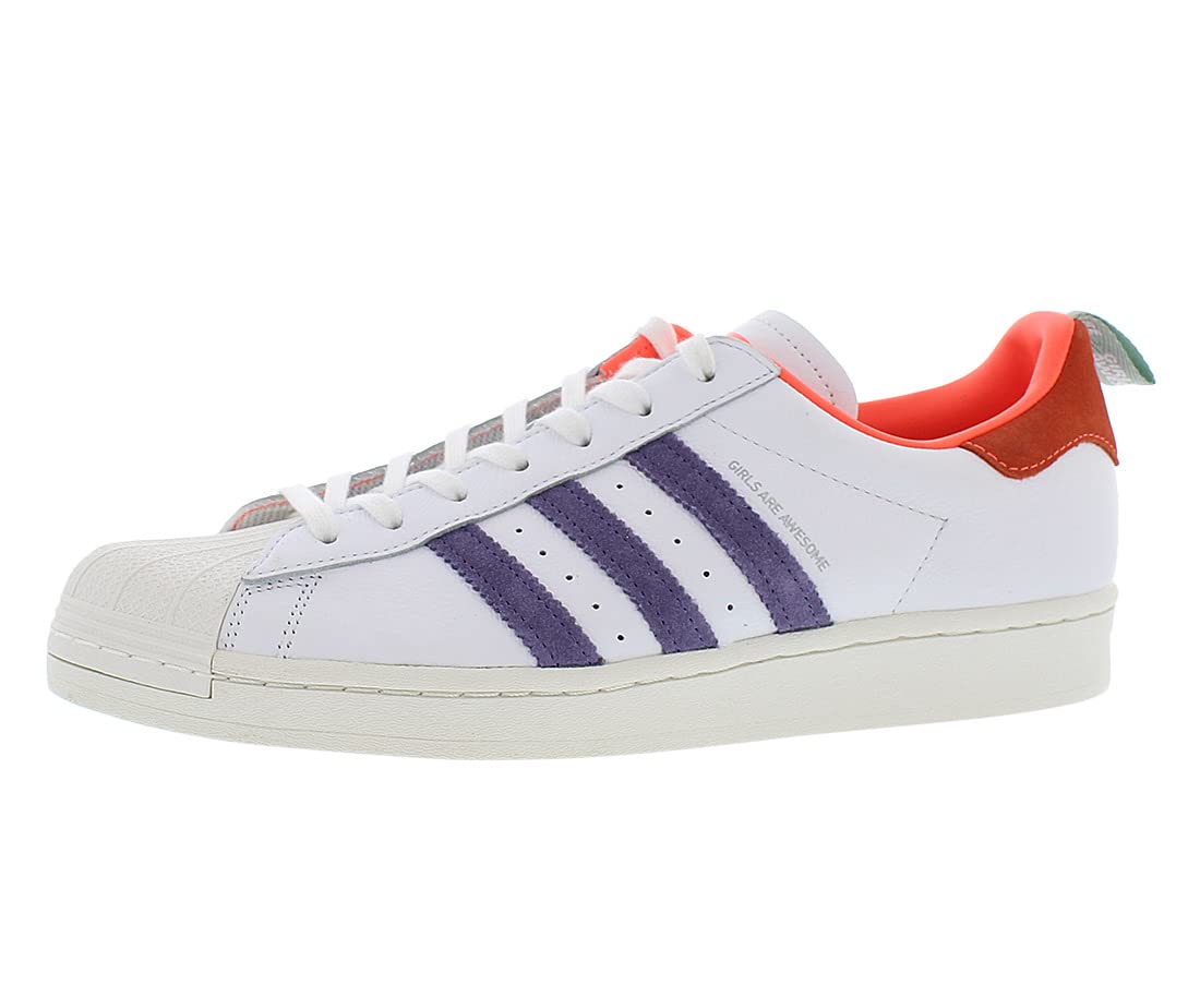 Superstar Mens Shoes Size 13, Color: White/Purple/Red