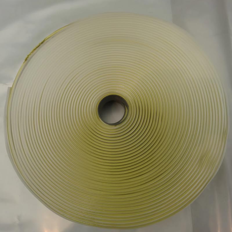RTM Sealant Vacuum Tape Vacuum Bagging Moulding Sealing Tape Buty 3x12mmx15Meters for Sealing by Vacuum Process (Yellow)