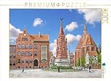 CALVENDO Puzzle Salzwedel – Kriegerdenkmal und Mönchskirche um 1915 | 1000 Teile Lege-Größe 64 x 48 cm Foto-Puzzle für glückliche Stunden