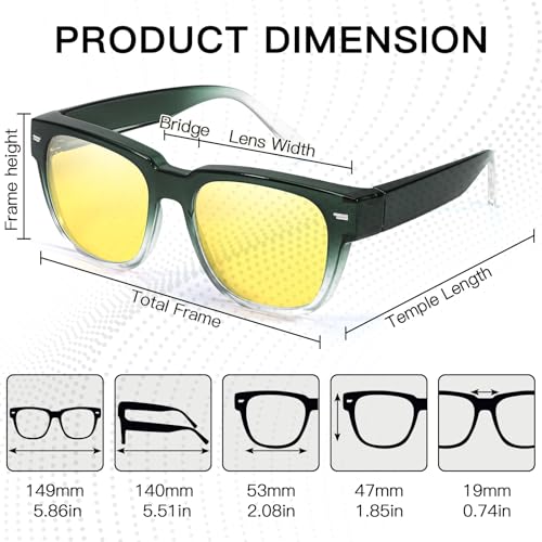 Image of SIPHEW Fit Over Glasses Sunglasses for Women | Polarized Sun Glasses with UV400 Protection,Trendy Large SquareFrame,Driving & Outdoors