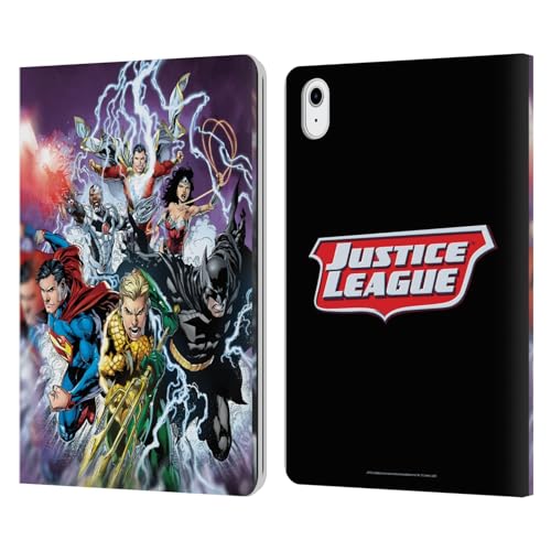 Head Case Designs Licenciado Oficialmente Justice League DC Comics New 52#15 Portadas de cómics Carcasa de Cuero Tipo Libro Compatible con Apple iPad Air 2020/2022