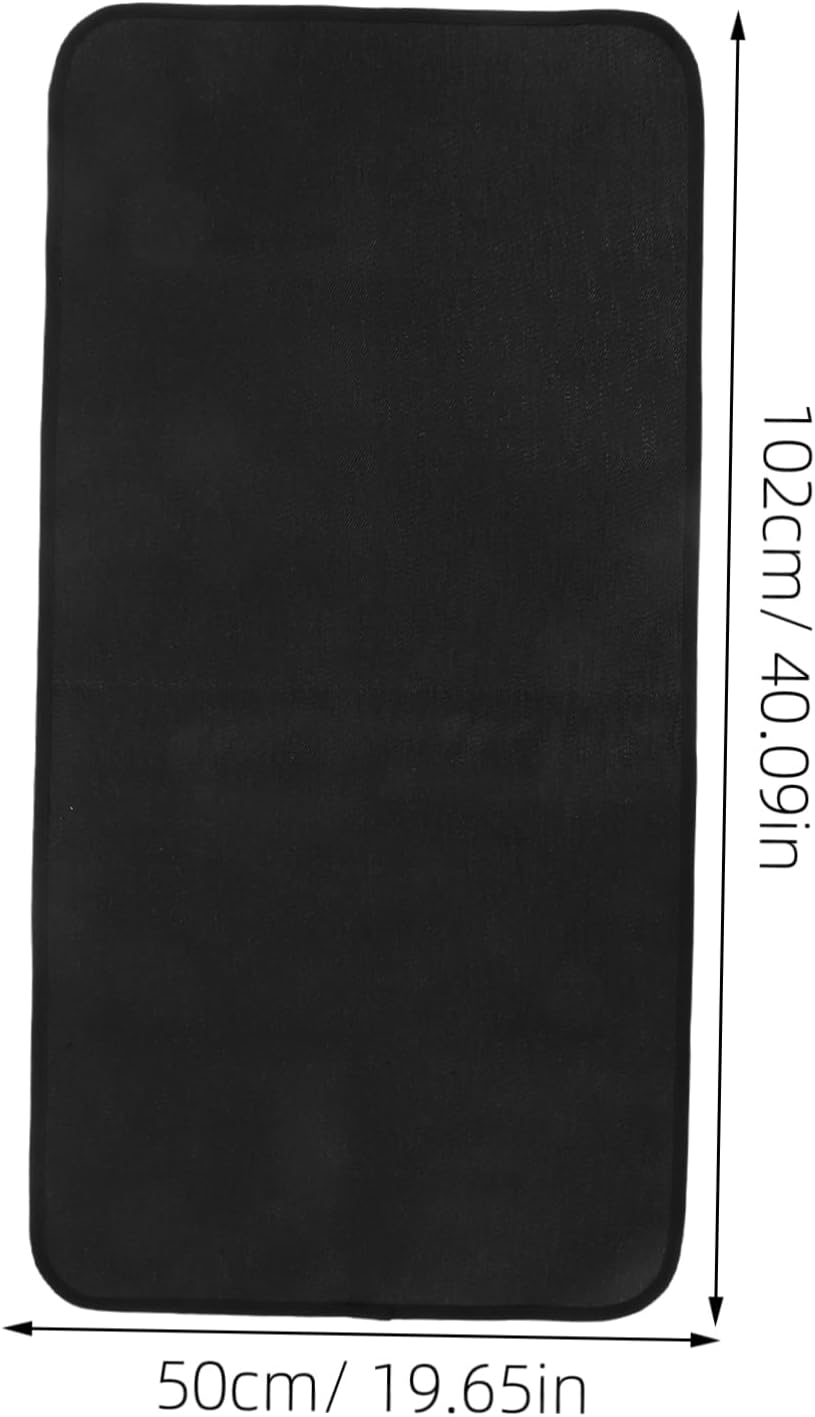 Grill Mats for Outdoor Grill Fireproof BBQ Floor Mat Insulation Fire Pit Rug for Fireplace Floor