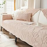 HSHBDDM Sofa Cover, Non Slip Washable Couch Cover, Soft Warm Short Plush Sofa Slipcovers, Sofa Protector Cover for Children, Dogs 70x120cm/27.5 * 47.2in F