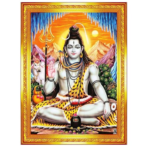 Shiv Bholenath Mahadev tableau encadré idée cadeau pendaison de crémaillère