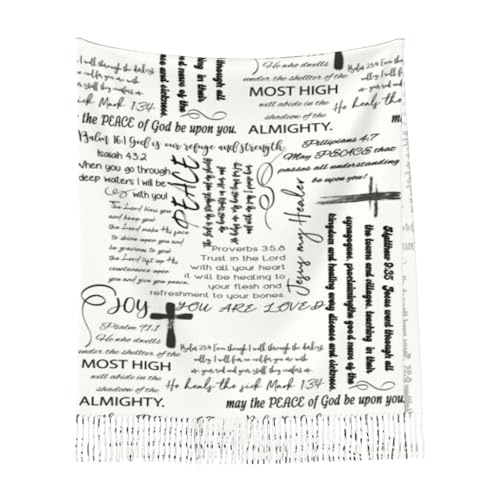 YQIUSM Prayer Shawls For Women Christian Wrap Scarf Apparel Inspirational Bible4