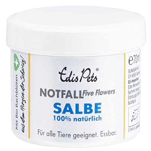 Bild: Edis Five Flowers Bio Bachbl�ten Salbe 70ml f�r Tiere f�r 19,90 EUR (-3%) statt 14,25 EUR bei amazon.de