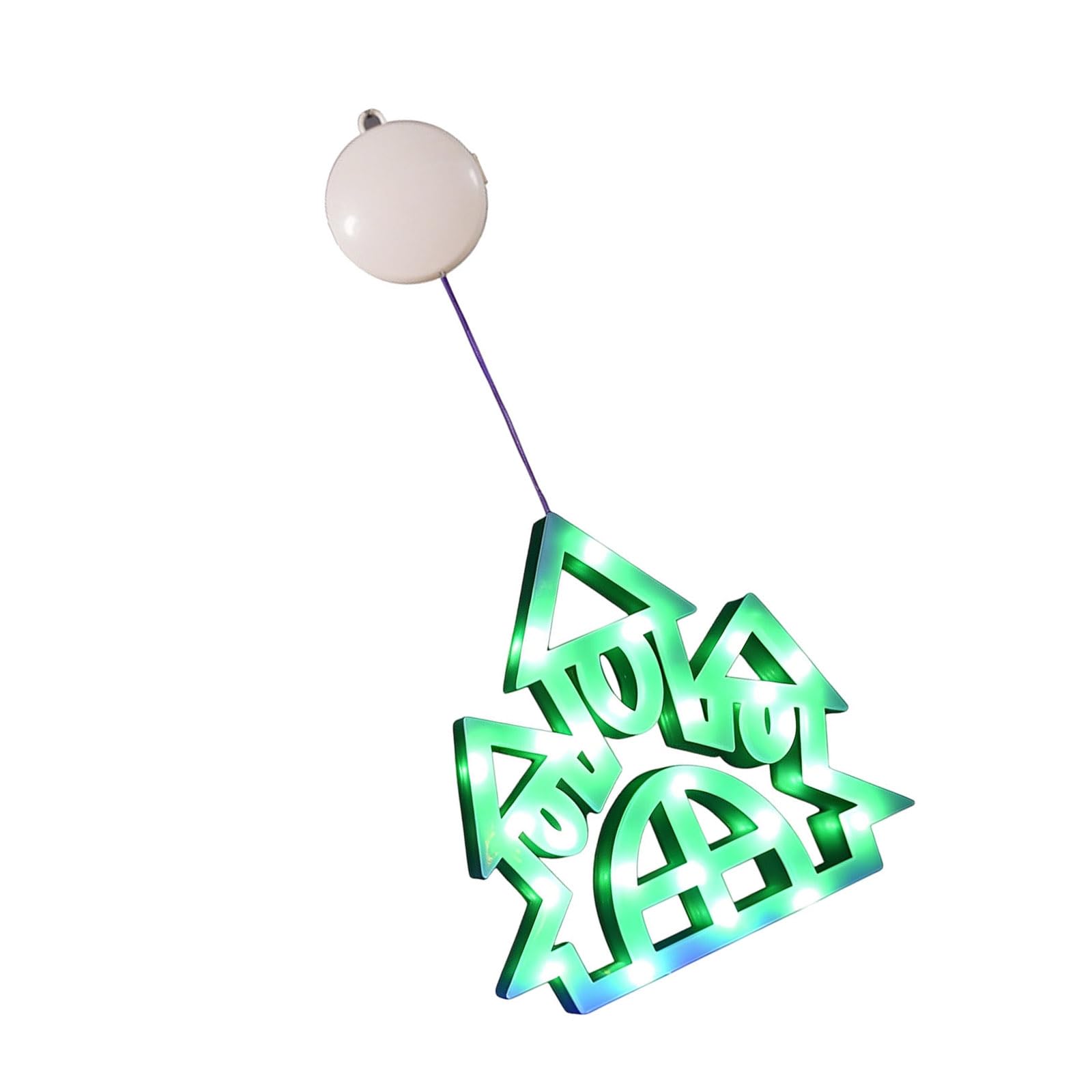 Scary Window Hanging Ornament Battery Operated LED Pendant Ornament for Halloween Parties and Event Halloween Window Decoration
