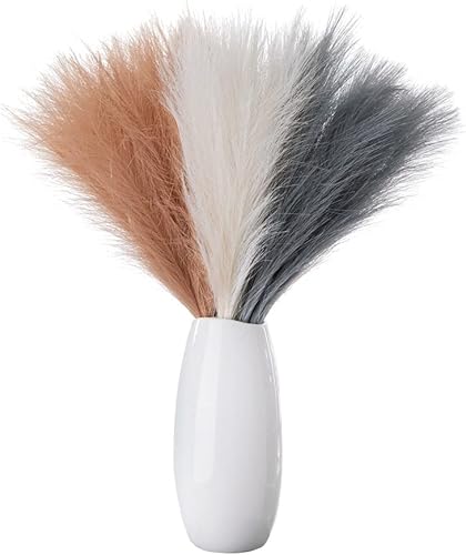 Miniatura 6 de Mini pampas caña hierba flores artificiales decoración del hogar flores artificiales flores artificiales rosa claro