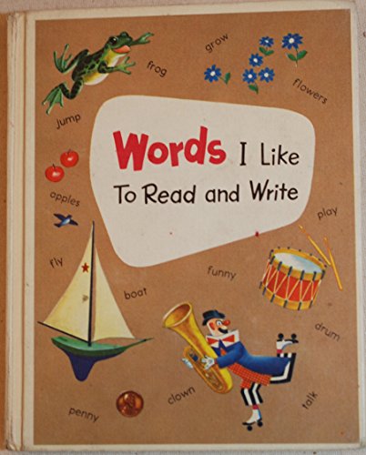 Words I Like to Read and Write B002C8E20W Book Cover