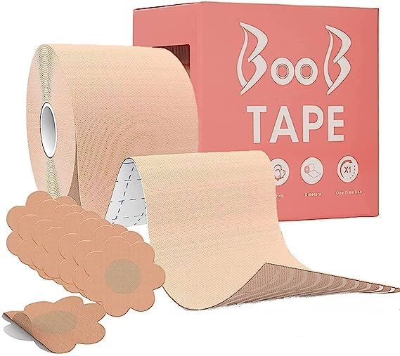 Buy Red Ox Boob Tape with 10 Nipple Pasties & 36 Fashion Tape
