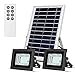 Solar Flood Lights Led Lights Remote Solar Lights Dusk to Dawn Solar Security Light with 6W 800 LM Dual 42 LEDs IP65 Waterproof Outdoor Solar Lights for Fence,Yard,Garden,Pool,Street,Lawn,Flag Pole