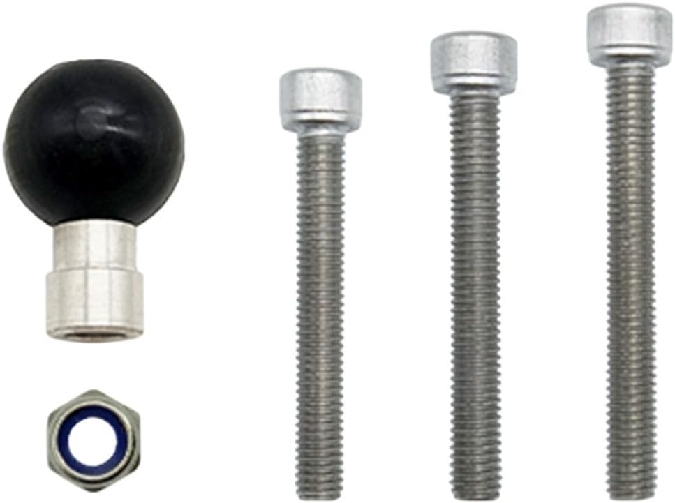 LIFKOME Phone Holder Adapter with Screw Fixation Ball Head for Phone Mount Motorcycle Car and Sports Camera Bracket