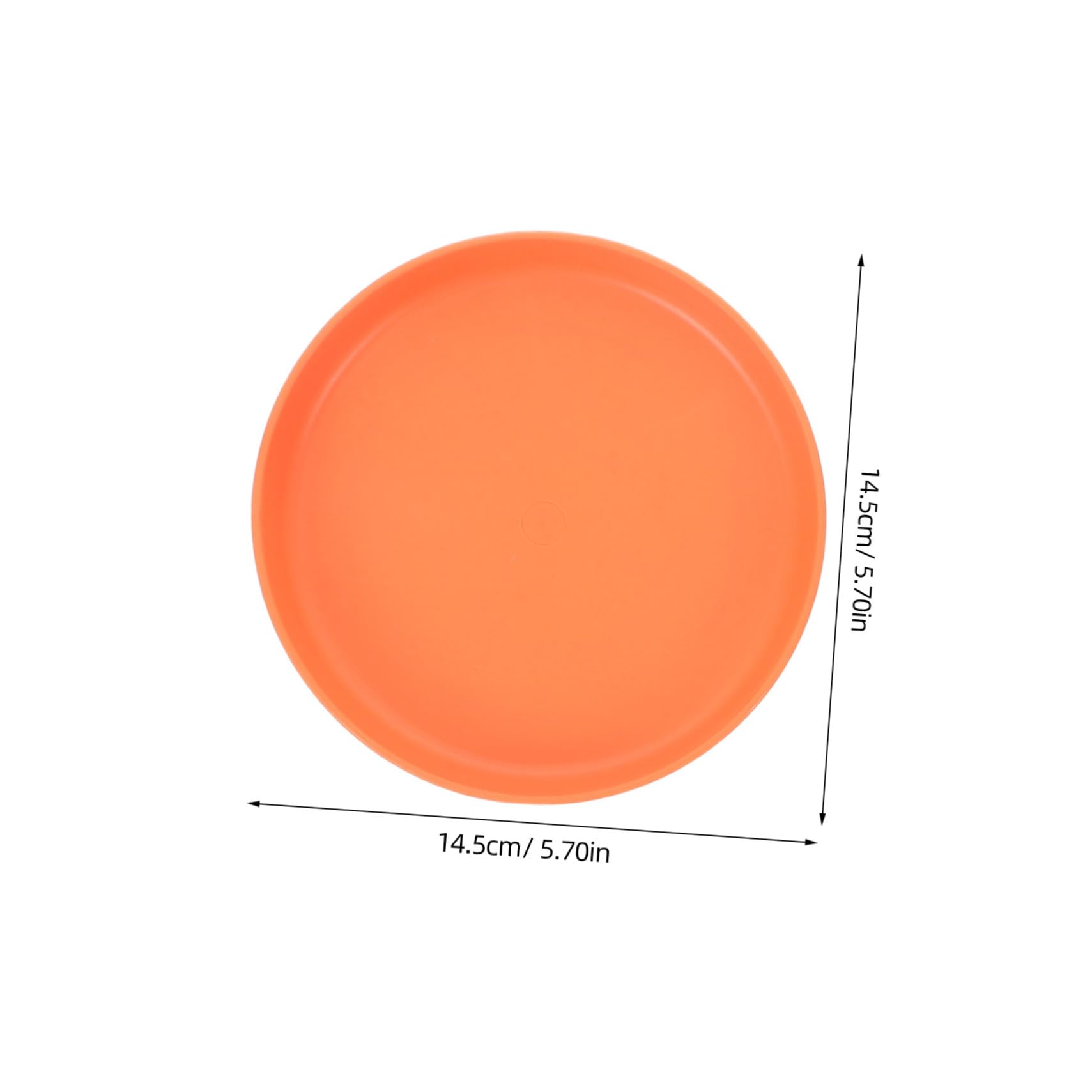 COLLBATH 1 Set Spit Bone Disc Snack Bowls Table Trays for Eating Dip Dishes Desktop Food Trash Plate Lightweight Dinner Dishes Food Dish Serving Tray Round Fruit Tray Platter Round Tray Pp