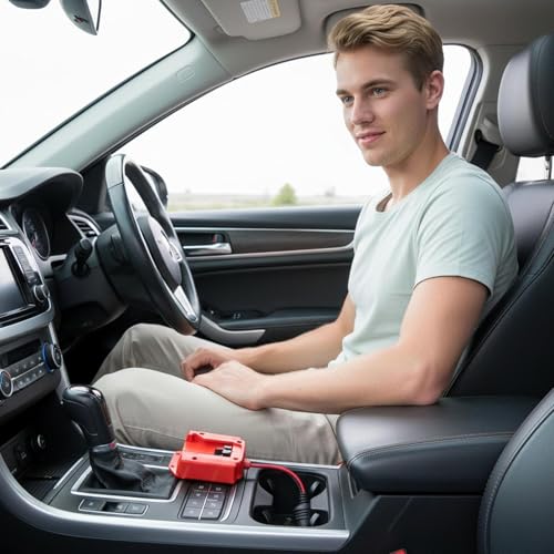 Adaptador para automóvil con enchufe de carga multifuncional resistente a golpes 3