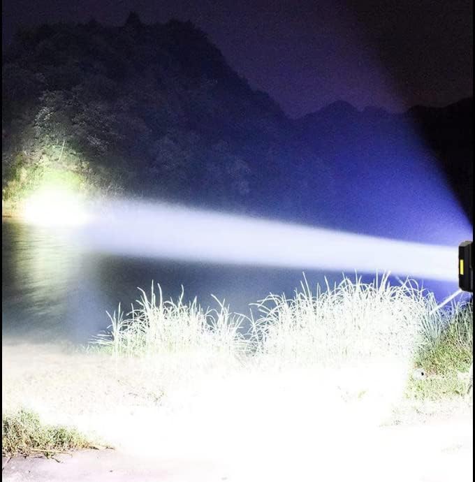 Vellichor Mega Power 8 LED Solar Handheld Torch - Super Bright Rechargeable Portable Flashlight Powerful Work Equipment Light for Camping Home use Emergency lamp Spotlight, (1007100213)