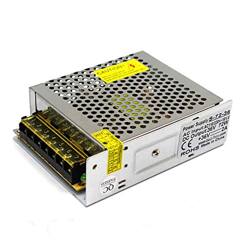 MEISHILE 36 V 2 A 72 W LED zasilacz impulsowy do jazdy przemysłowy monitor zasilania - wyposażenie silnika transformator CCTV 110/220 VAC-DC36 V przełączanie mocy 72 W