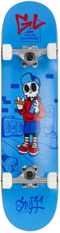 Enuff Skully Complete Mini Skateboard 7.25" x 29.5" (Blue)