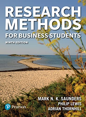 Saunders Research Methods cover