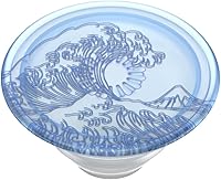 Vista 4 de PopSockets - Agarre para teléfono con soporte expandible, agarre adhesivo, océano translúcido