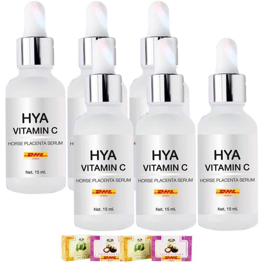 Buy Kyra Hya C Horse Placenta Serum Anti Aging Shiny Juice Face DHL 15ml EXPRESS Set 6 Pcs A695