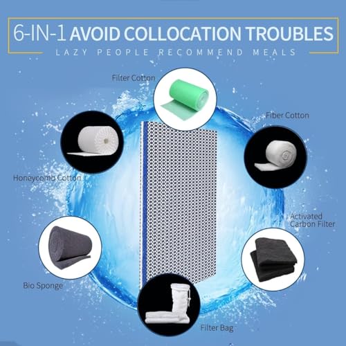 Image of 8D Multi-Layered Aquarium Filter Sponge Pad | Washable Sponge Media | Reusable | Aquarium Filter Accessories for Tanks & Ponds (30CM * 40CM MAT)