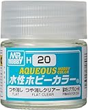 GSIクレオス 新水性ホビーカラー つや消しクリアー つや消し 10ml 模型用塗料 H20