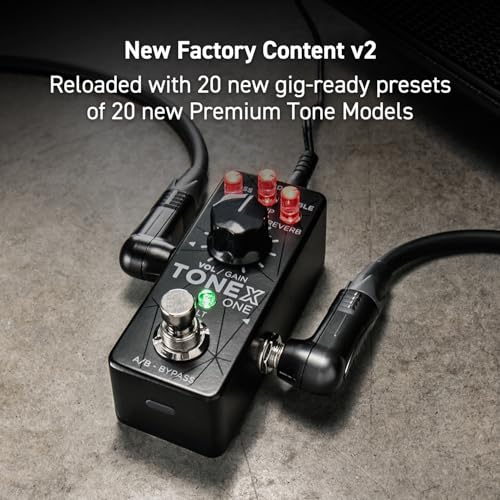 Image of IK Multimedia TONEX One AI multiFX: Tone Model Electric Guitar Amp, Amp Pedal, Distortion, Overdrive, Effects