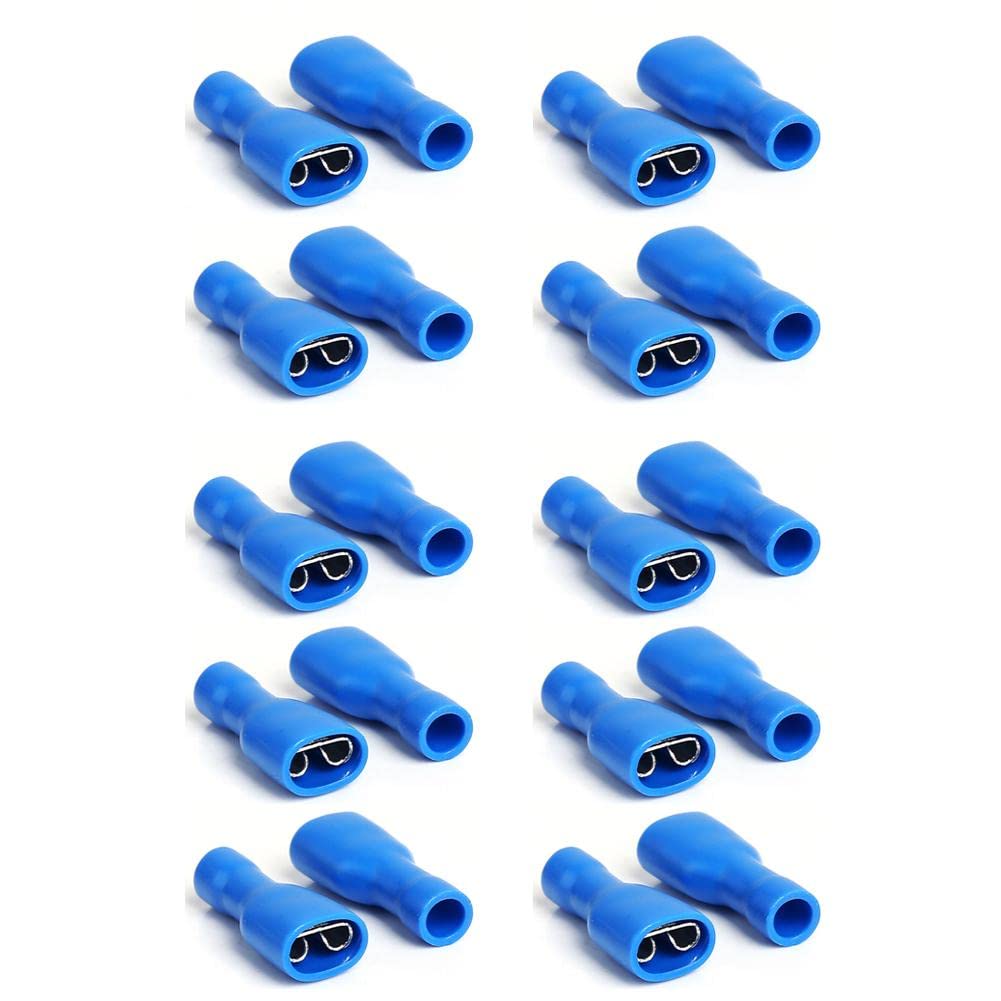 CALANDIS™ 10x Female Male Spade Insulated Electrical Wiring Crimp Terminal Connectors | Trim | Interior | Car & Truck Parts | Parts & Accessories-image-32