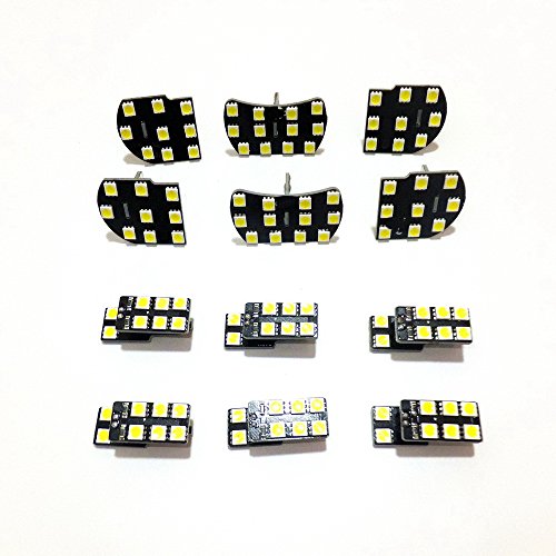 Bombillas LED 6000K coche READ-B-La con luz blanca intensa para lectura en el interior