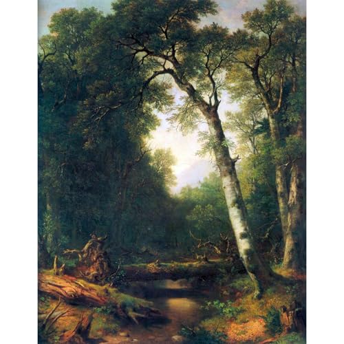 Toile murale durable Asher Brown Durand pour remplacer les posters bas de gamme