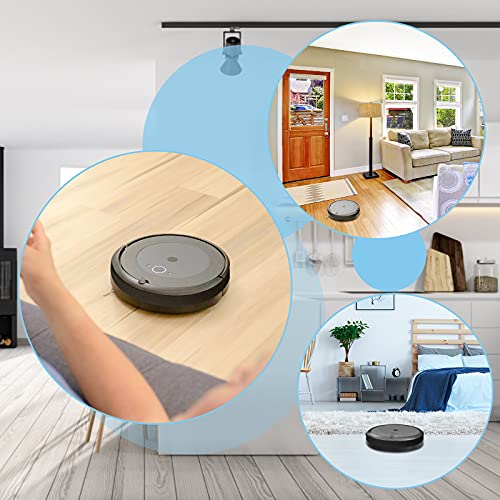 Robot Vacuum Bumper 4 Pieces Soft Bumper Sweeping Robot Bumper Protector Black Sweeping Robot Cover For Robot Furniture Vacuum Cleaner Home Office Restaurant Applications #TOP6