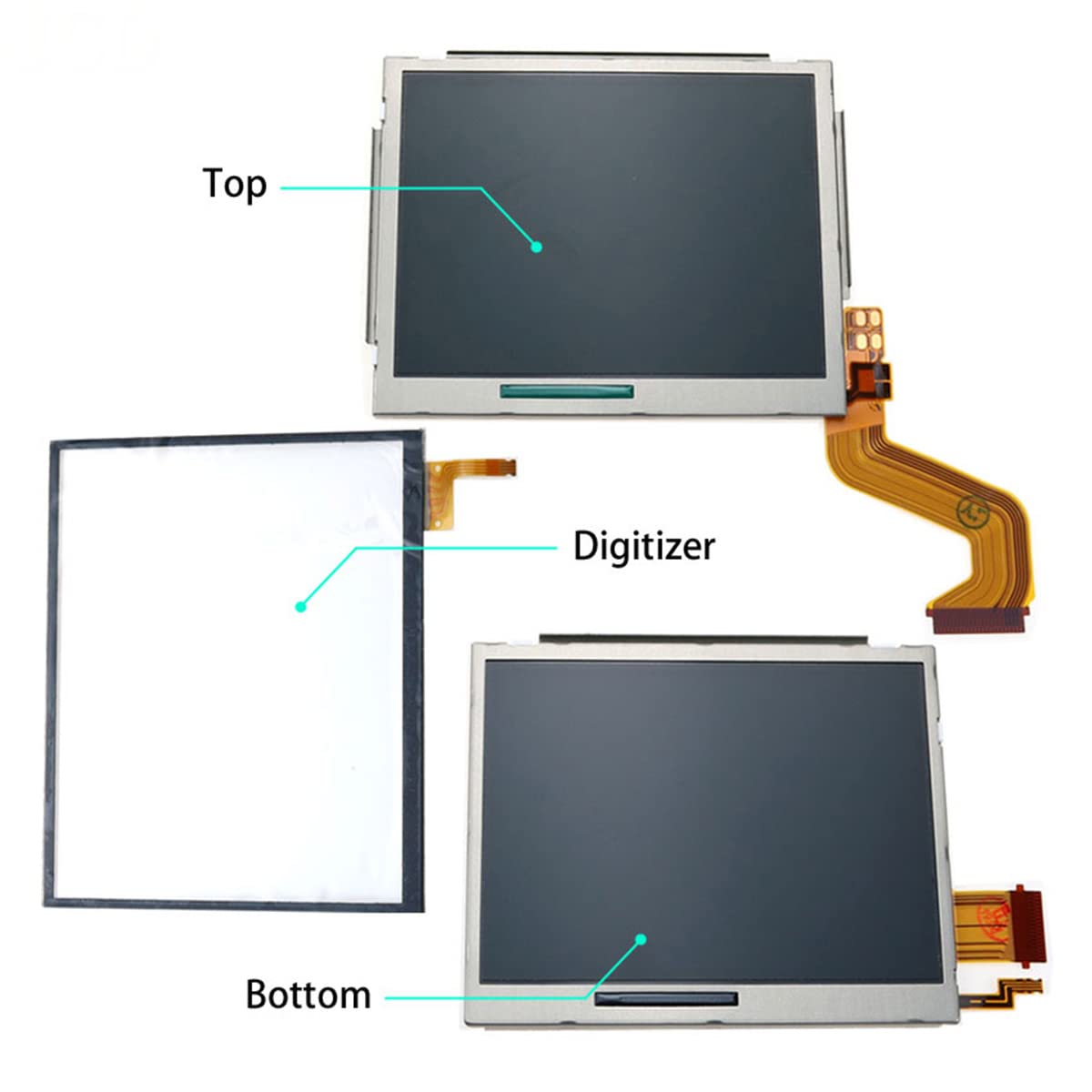 Écran tactile de rechange NDSi pour console de jeu Nintendo DSi