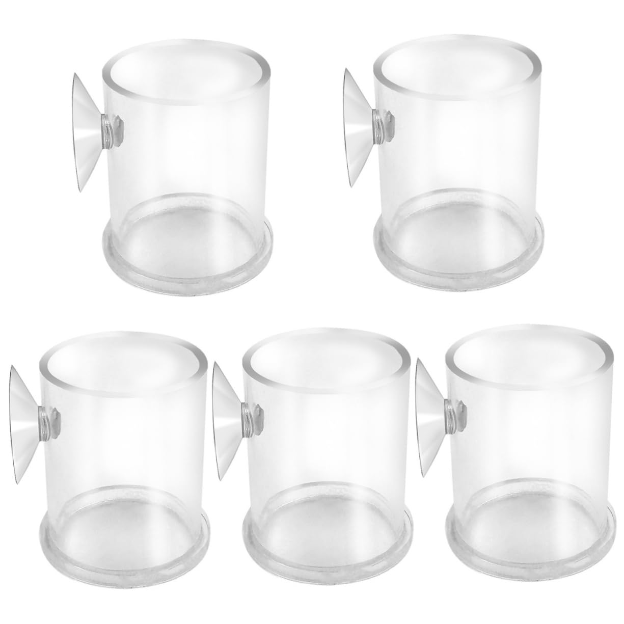 BESPORTBLE 5stücke Futterring Für Aquarien Futterring Für Fisch Und Garnelenfütterung Geeignet Für Süß Und Salzwasser Langlebig Aus Sicherem Acryl Vermeidet Futterverschwendung Und