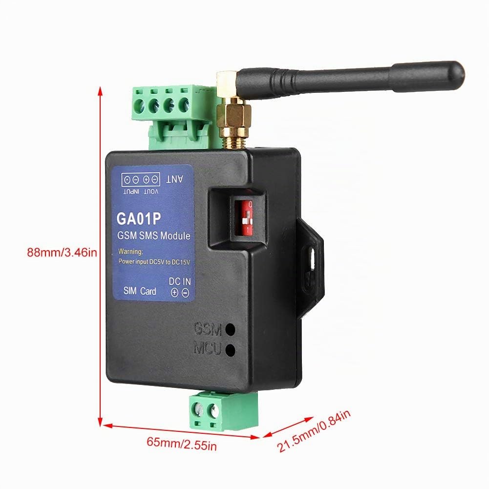 Focket Système D'Alarme GSM, GA01P Alimentation à Distance Système D'alerte de Panne Alarme SMS Puissance GSM Alarme de Panne pour Interrupteur Magnétique de Porte Capteur Infrarouge