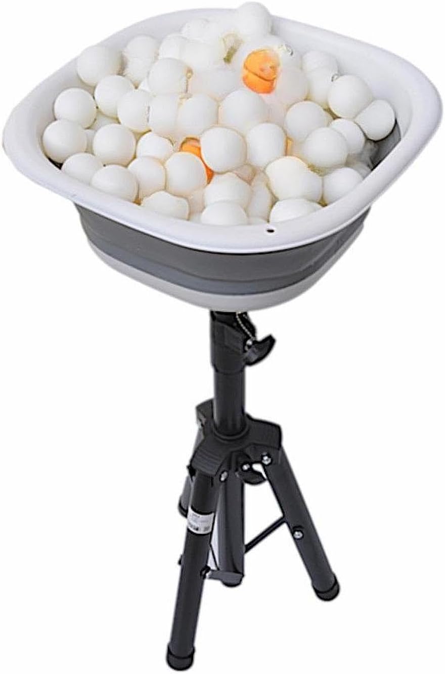 Table Tennis Ball Collection Equipment, Pickleball Collection Basket, Metal Stand, Ball Storage Basin for Training Accessories
