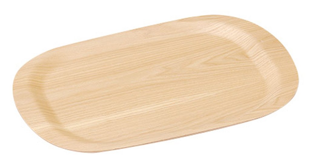 Amazon.co.jp: ウッドトレー ウィローウッド 42cmリムオーバルトレー