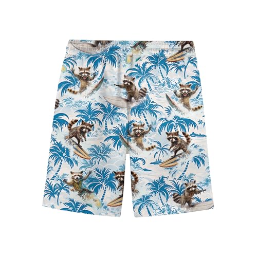 Funny Independence Day Hawaiian Shorts for Men American Flag Pattern Shorts Men4