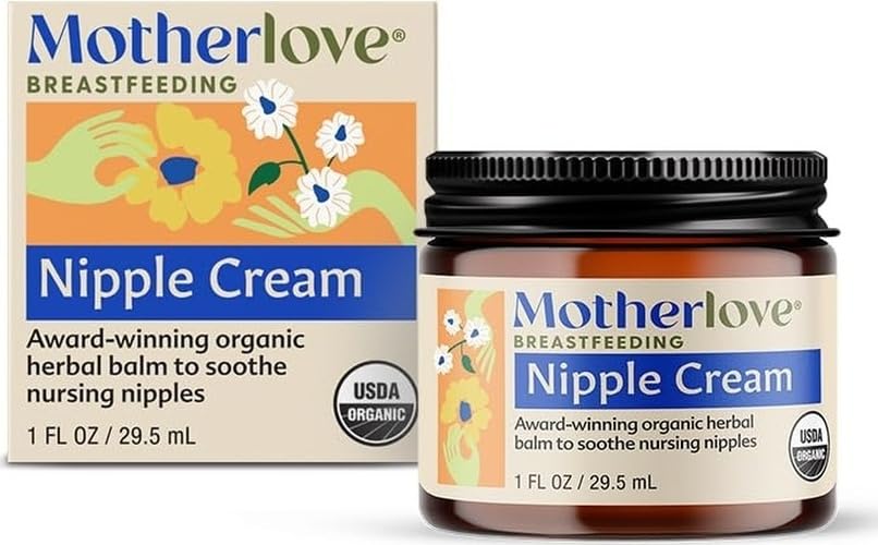 Image of Motherlove Nipple Cream (1 oz) | Organic Lanolin-Free Nipple Cream for Breastfeeding—Benefits Nursing & Pumping Moms