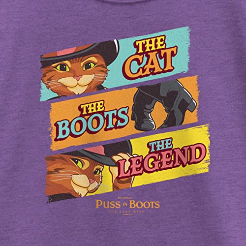 Girl's Puss in Boots: The Last Wish The Cat The Boots The Legend T-Shirt2