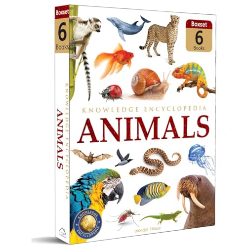 Animals - Collection of 6 Books : Knowledge Encyclopedia For Chil...