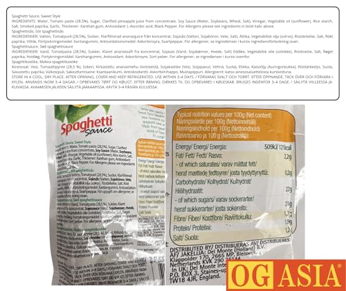 DEL MONTE Spaghetti Sauce Sweet – Philippinen Style – Süß Würzige Tomaten Sauce für Nudel Gerichte – OG ASIA – 400g Packung