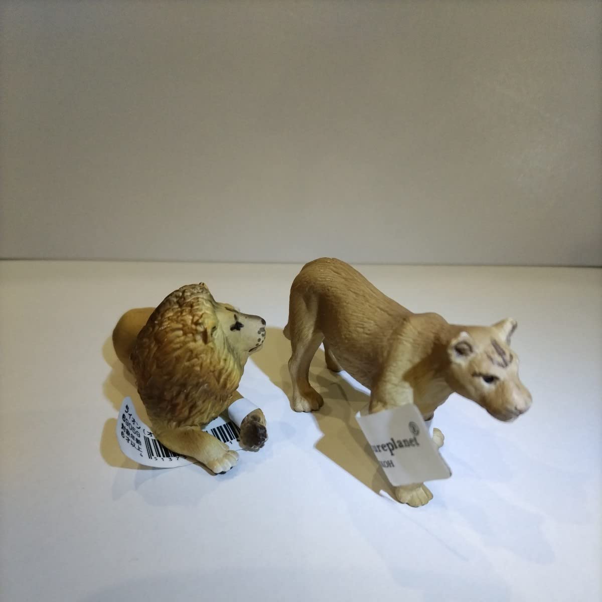 Amazon.co.jp: EIKOH 動物フィギュア ライオン オス メス 2体セット