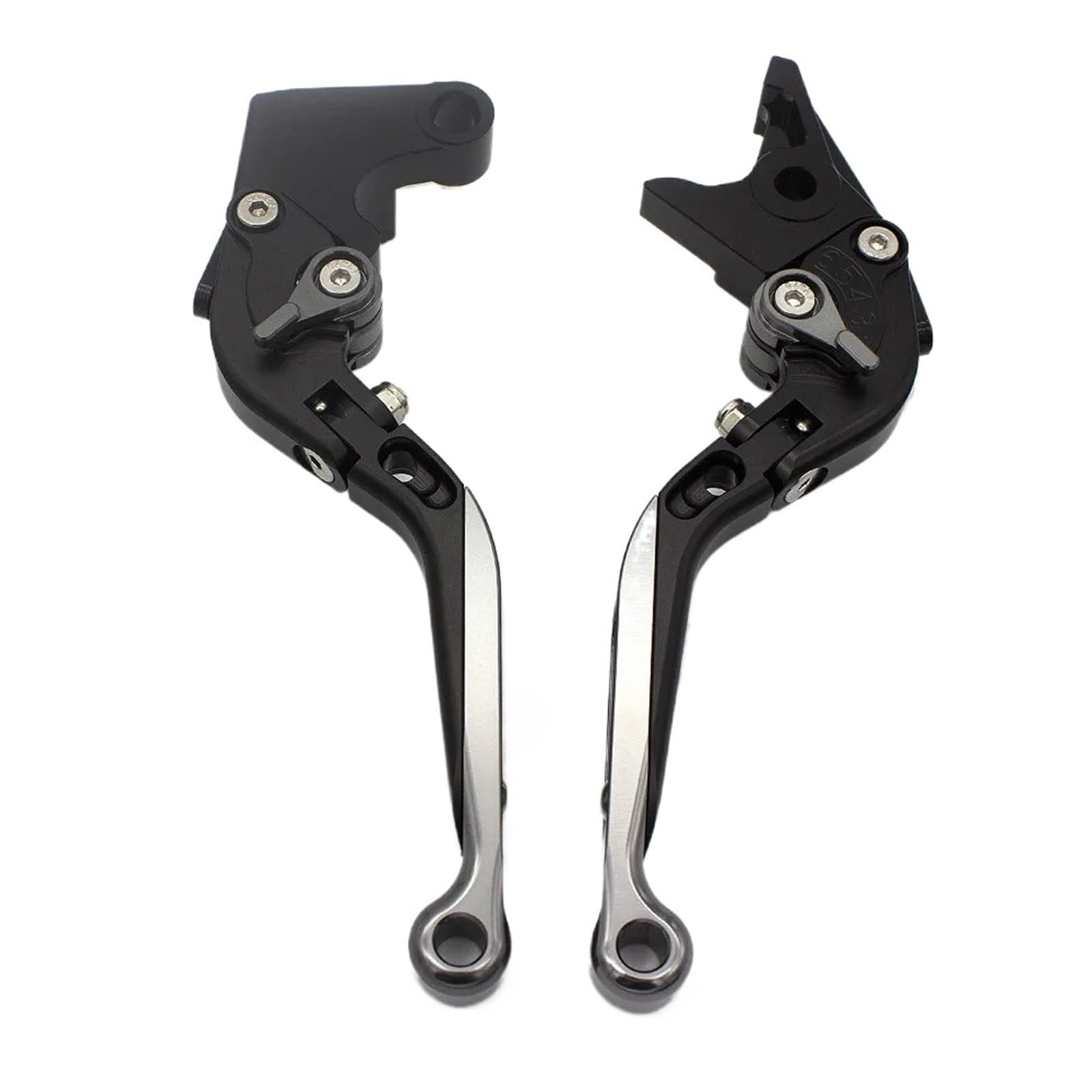 Kkmnaif Gray Handlebar Clutch Lever Motorcycle Brake Clutch Lever Hand Levers Folding Extendable For Xadv 750 2017-2023(Gray)