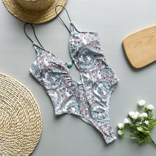 Fashion Vintage One Piece Bikini Swimsuit for Women Sexy Bathing Suit for Beach Gift for Women4