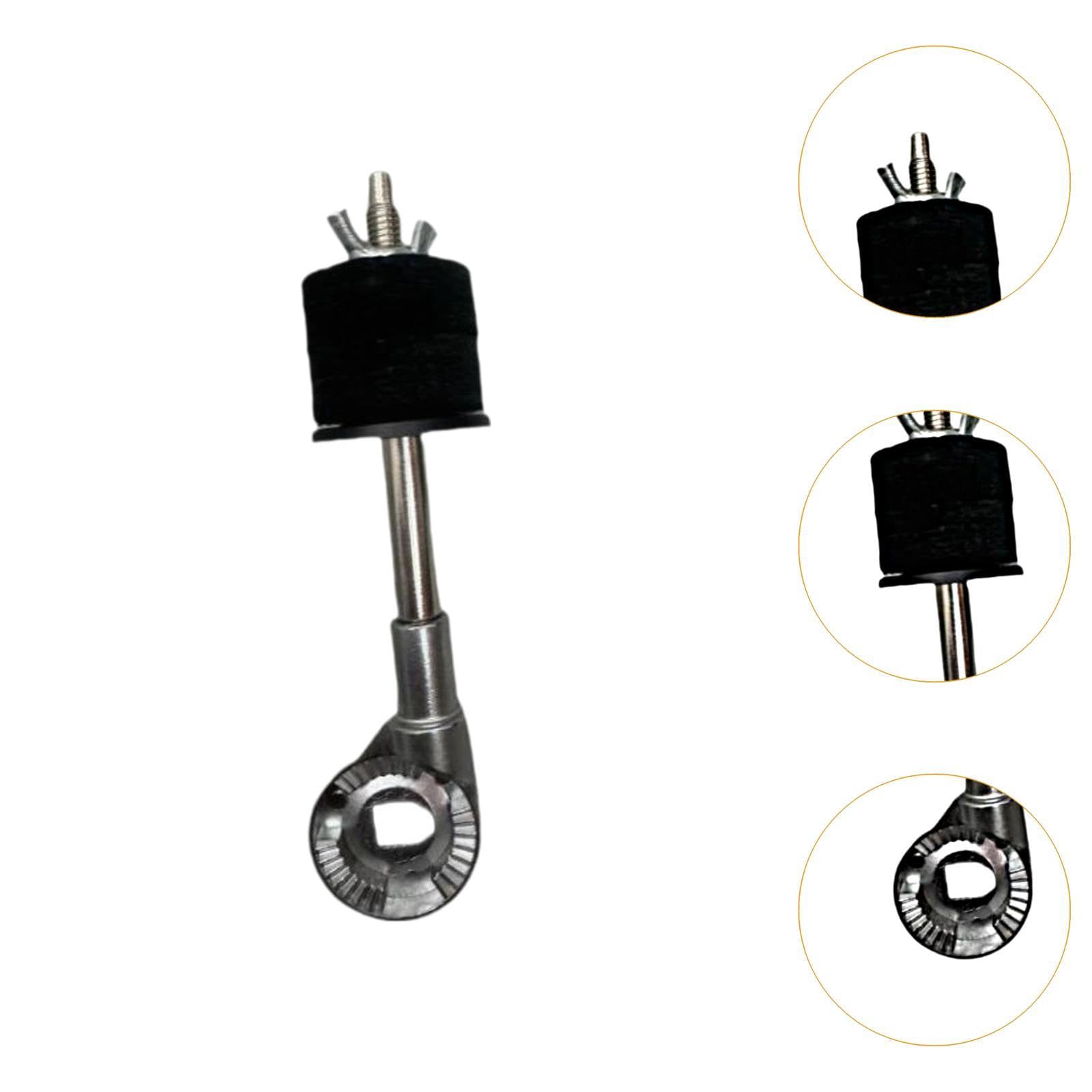Accesorio de apilador de platillos instrumento de percusión profesional brazo de soporte de platillo, kit de batería de cabeza de platillo para, estilo un