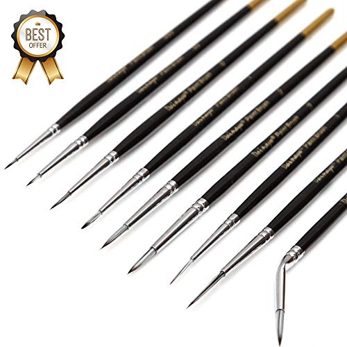 Dainayw DN1007-9 Fine Detail Paint Brush Set thumb #4