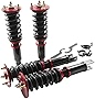ECCPP Coilover Struts fit for Honda Spring Shocks Adjustable Coilovers Suspension Coil Spring Shocks and Struts Full Set fit for 1990-1997 for Honda Accord