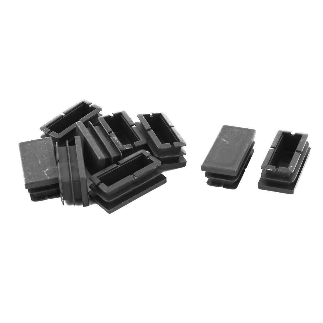 Sourcing Map 12Pcs Bouchon Pied De Chasie Embout Capuchon Rectangle