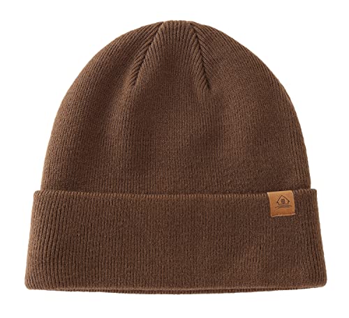 Image of Home Prefer Mens Winter Hats Acrylic Knit Cuff Beanie Cap Warm Womens Beanie Hat