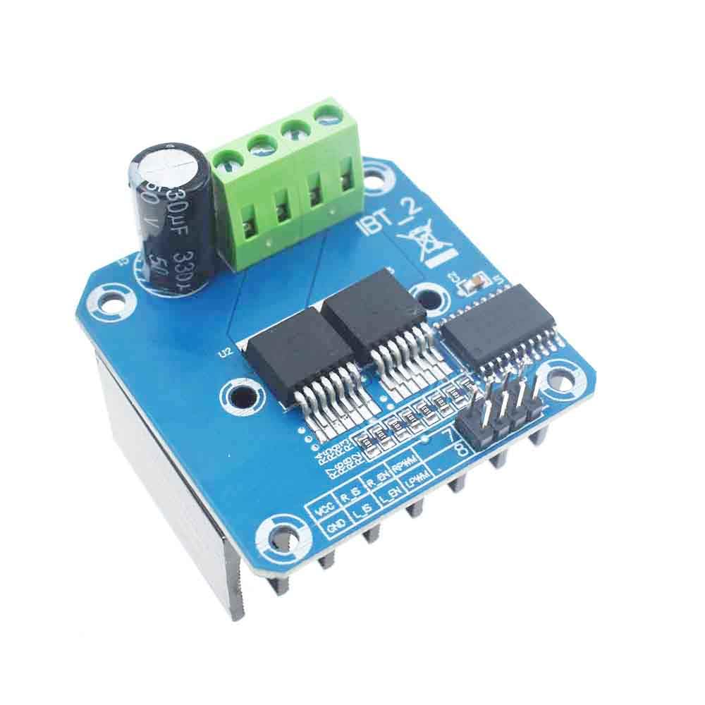 Lot de 5 modules de pilote de moteur double BTS7960 43A H-bridge IBT-2
